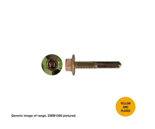 Zinc Extended Point Self Drilling Screw